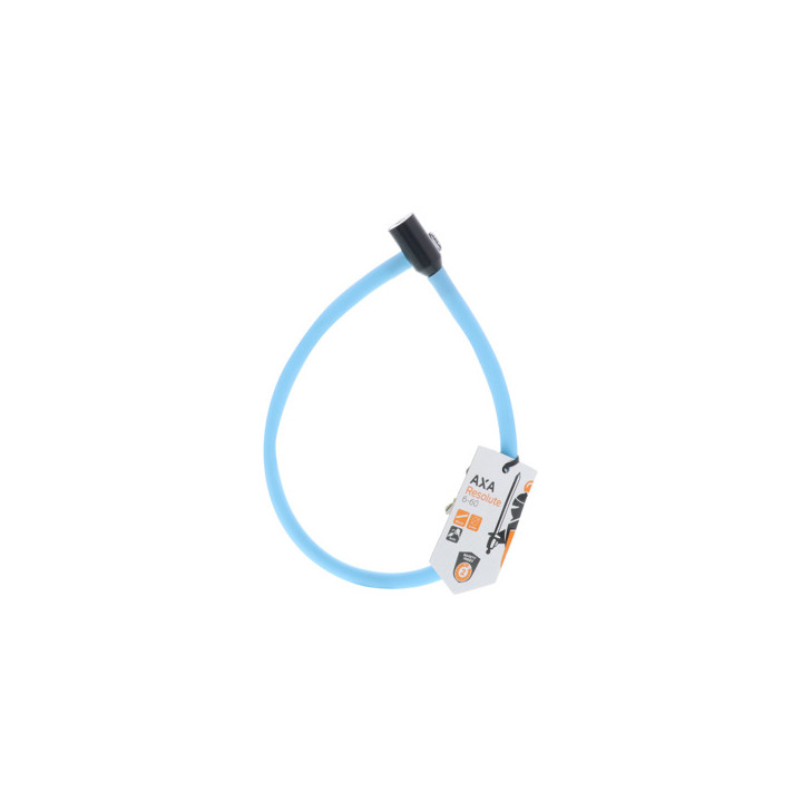 Antifurt Cablu AXA Resolute 6mm/60cm Ice Blue