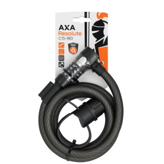 Antifurt Cablu AXA Resolute C15 180cm - Black