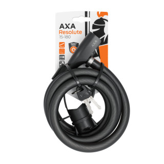 Antifurt Cablu AXA Resolute 15mm 180cm Black