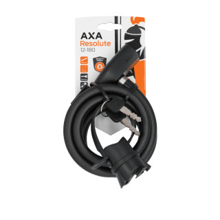 Antifurt Cablu AXA Resolute 12mm 180cm Black