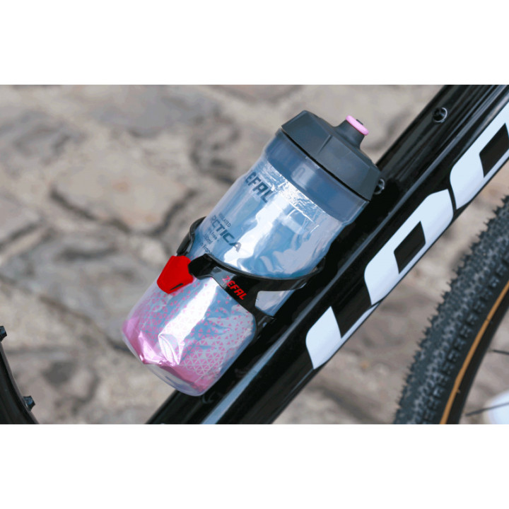 Bidon ZEFAL Arctica 55 Grip-Cap 550ml Silver/Red