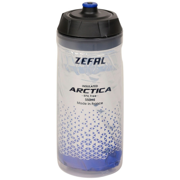 Bidon ZEFAL Arctica 55 Grip-Cap 550ml Silver/Blue