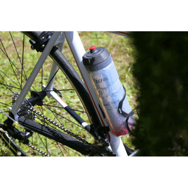 Bidon ZEFAL Arctica 75 Grip-Cap 750ml Silver/Red