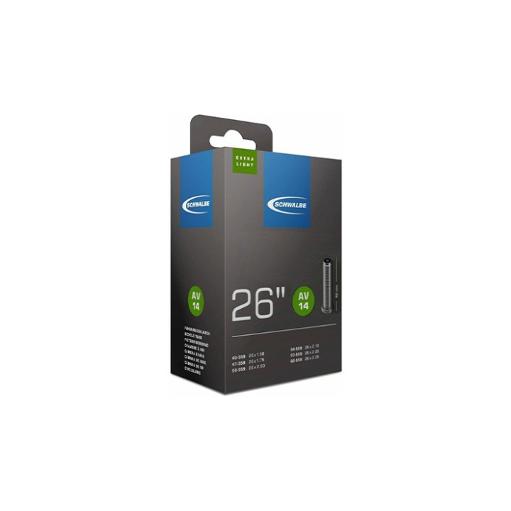 Camera SCHWALBE AV14 Extra Light 26 – Calitate Premium