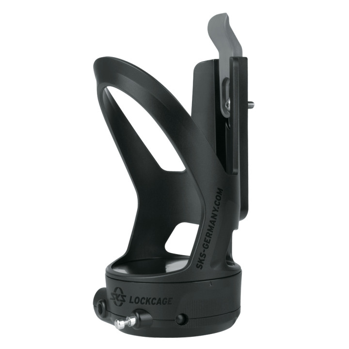 Suport bidon SKS Lockcage negru - Lockit sigur