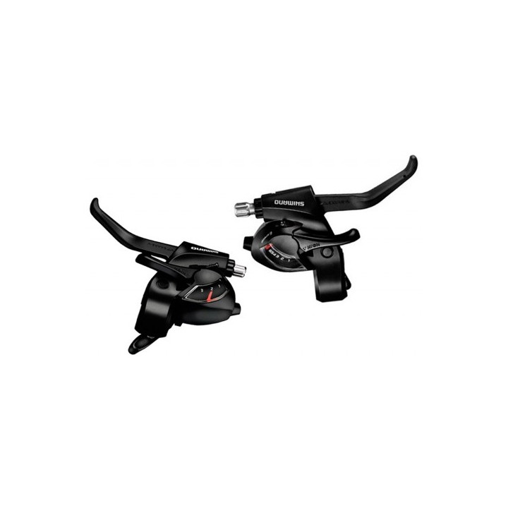 Maneta Shimano ST-EF41 6x3 Viteze V-Brake Negru