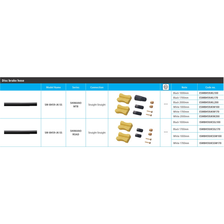 Furtun Shimano SM-BH59-JK-SS 1700mm