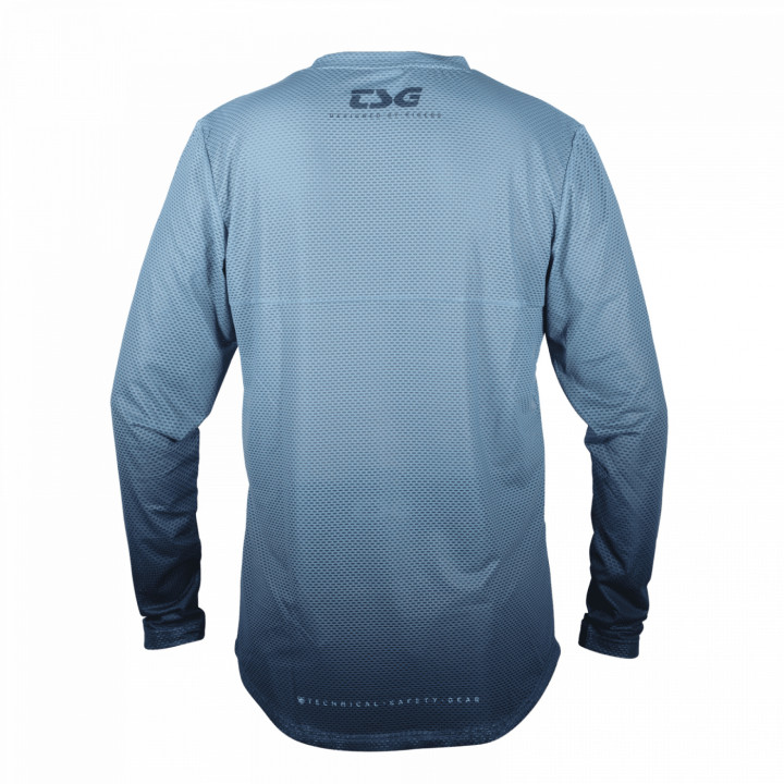 Tricou Ciclism TSG Grip L/S Steel Blue Fade