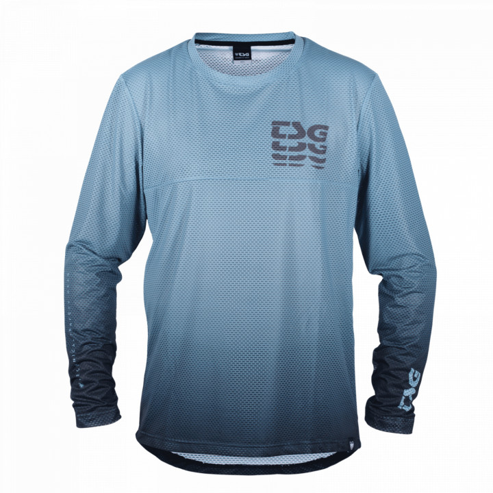 Tricou Ciclism TSG Grip L/S Steel Blue Fade