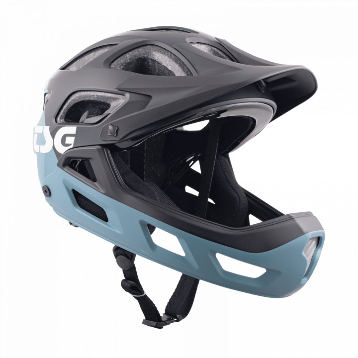Casca Full Face TSG Seek FR - Flow Black-Blue