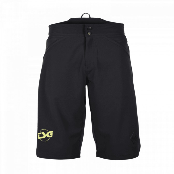 Pantaloni Scurti Ciclism TSG SP8 Black/Yellow