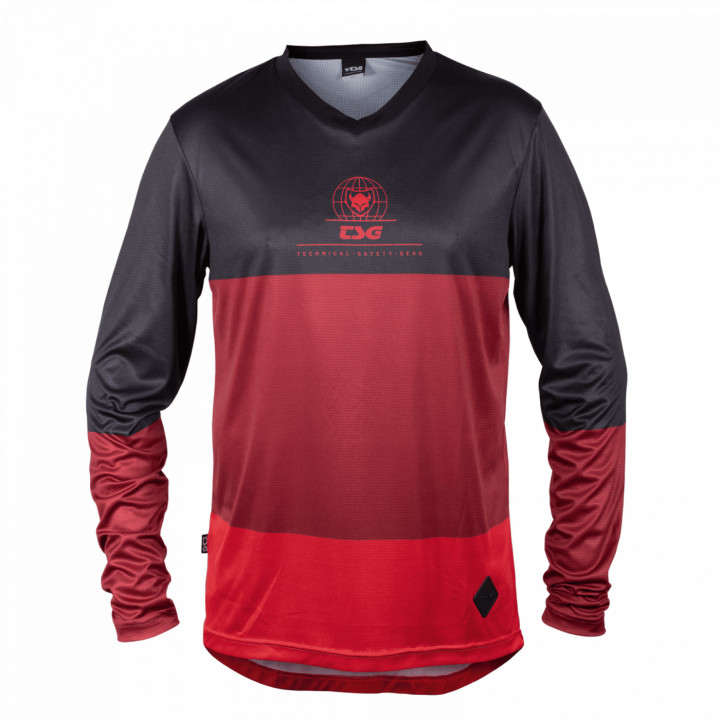 Tricou Ciclism TSG Waft L/S - Red Globe
