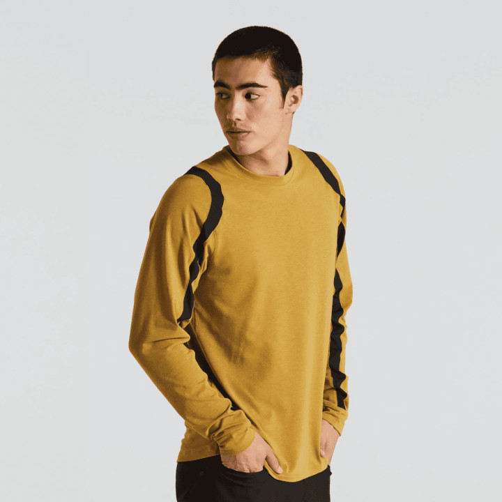 Tricou Ciclism Specialized Men's Trail L/S Harvest Gold