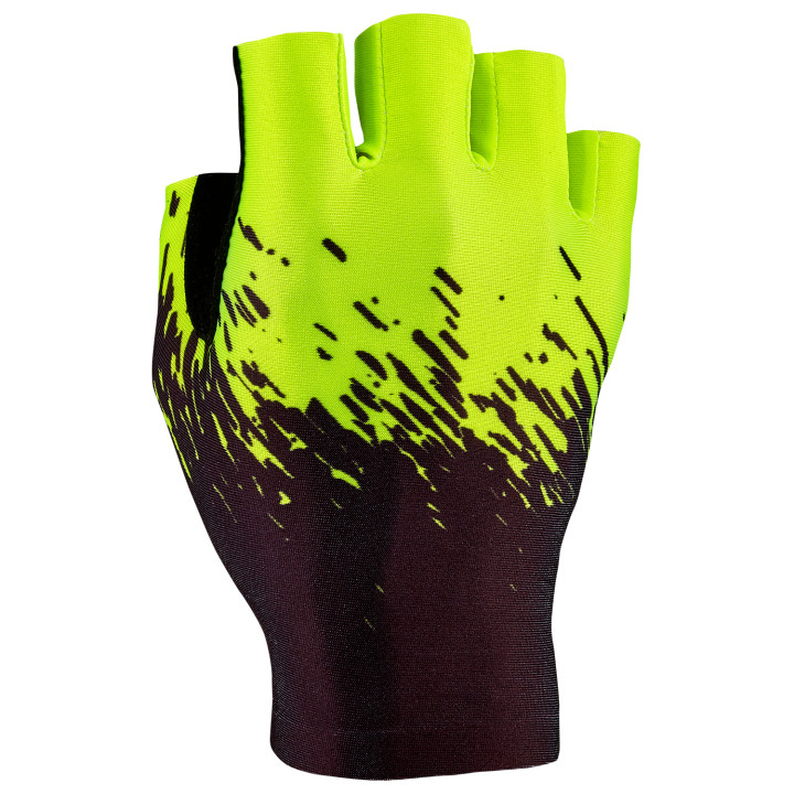 Mănuși Ciclism SUPACAZ SupaG S/F Black/Neon Yellow
