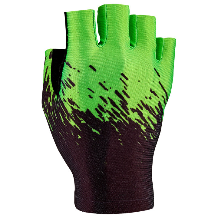 Mănuși Ciclism SUPACAZ SupaG Black/Neon Green
