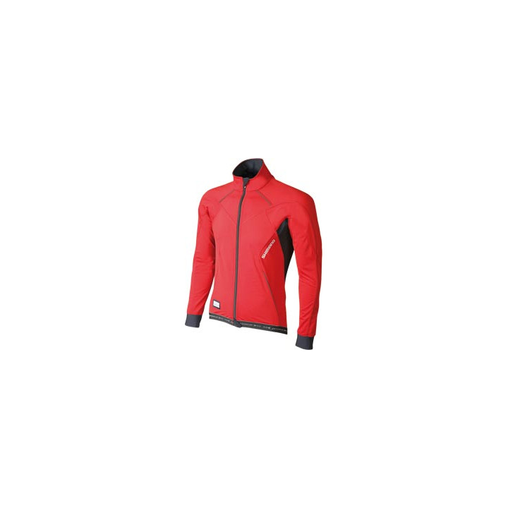 Tricou Premium WindFlex Silver Maneca Lunga True Red Shimano