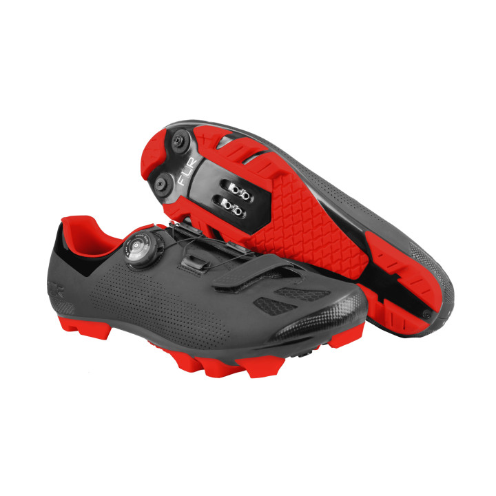 Pantofi Ciclism FLR F-70 Elite MTB Black/Red