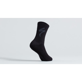 Sosete Ciclism SPECIALIZED Cotton Tall Logo Black