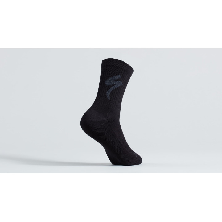 Sosete Ciclism SPECIALIZED Cotton Tall Logo Black