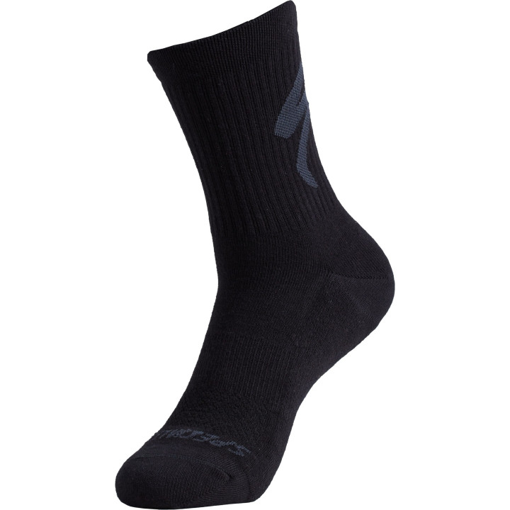 Sosete Ciclism SPECIALIZED Cotton Tall Logo Black