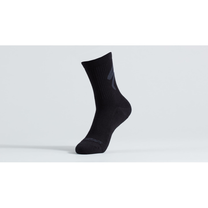 Sosete Ciclism SPECIALIZED Cotton Tall Logo Black