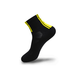 Sosete Ciclism FLR Elite 14cm Black/Yellow