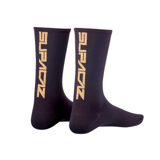 Șosete Ciclism SUPACAZ Straight Up Black/Gold