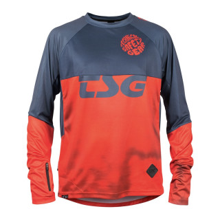 Tricou Ciclism TSG SP6 L/S Roșu Albastru