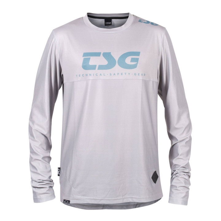Tricou Ciclism TSG MF2 Mânecă Lungă Grey Blue