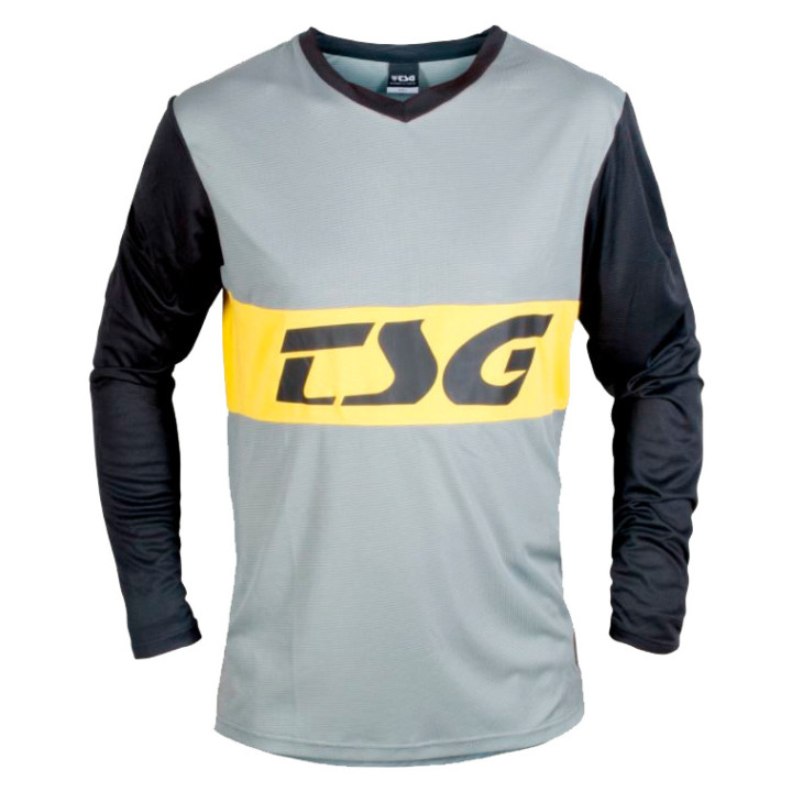 Tricou Ciclism TSG Walf L/S Grey Black