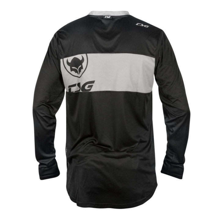 Tricou Ciclism TSG Waft L/S - Black Grey