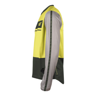 Tricou TSG Skillz Manecă Lungă Black Limeyellow