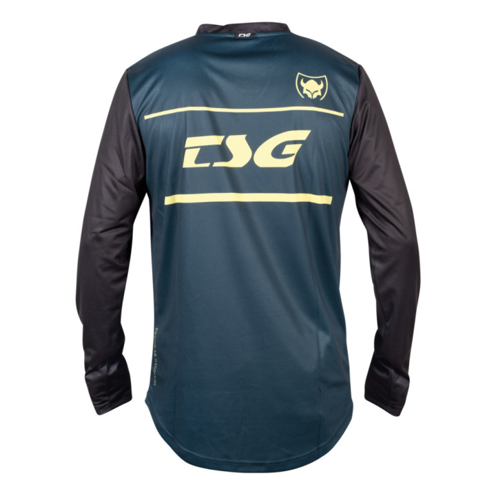 Tricou Ciclism TSG Plain Mânecă Lungă Albastru