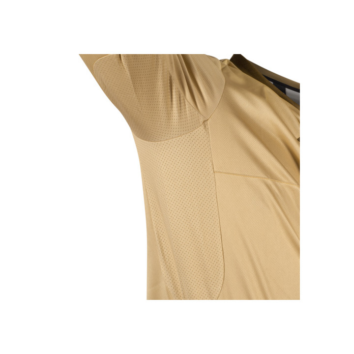 Tricou Ciclism TSG MF1 Mânecă Lungă Beige Olive