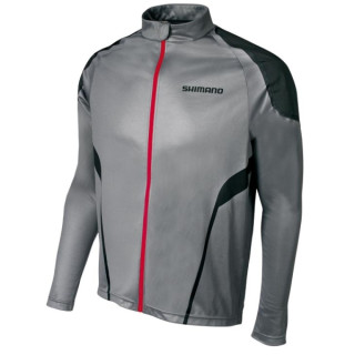 Tricou Shimano All Mountain Mânecă Lungă Titanium/Black
