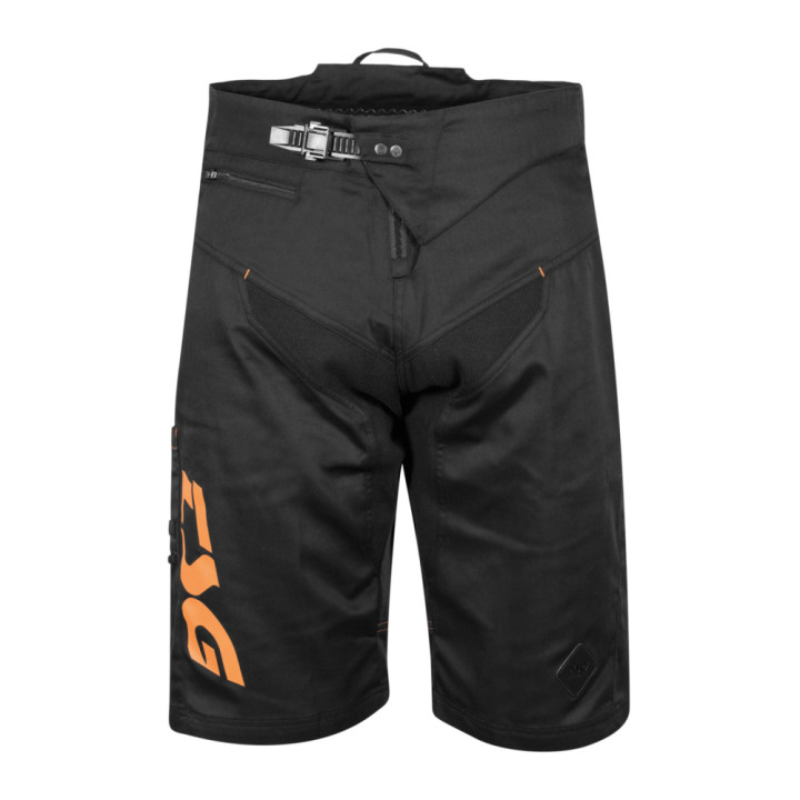 Pantaloni Scurti Ciclism TSG Worx - Black Orange