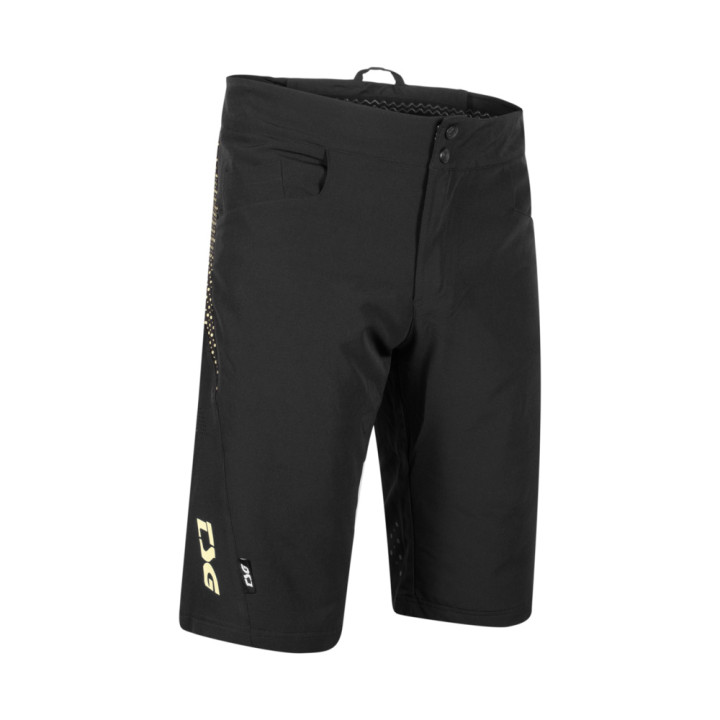 Pantaloni Scurti Ciclism TSG SP5 Black Neonyellow