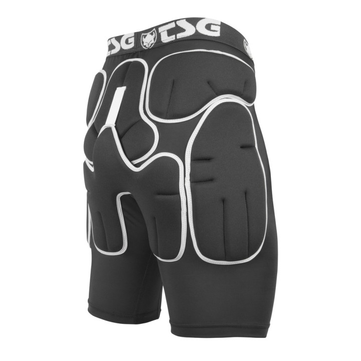 Pantaloni Ciclism TSG Combat - Protectii Negru