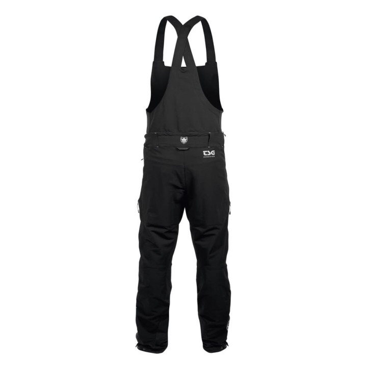 Pantaloni Ciclism cu Bretele TSG Hybrid Black