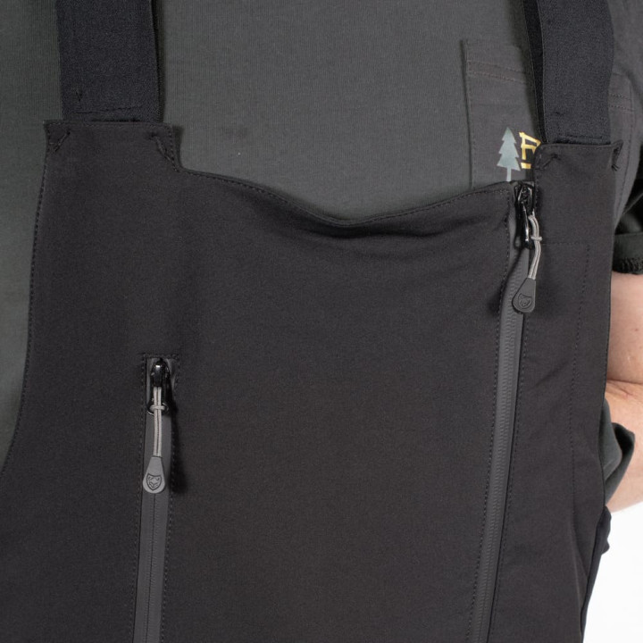 Pantaloni Ciclism cu Bretele TSG Hybrid Black