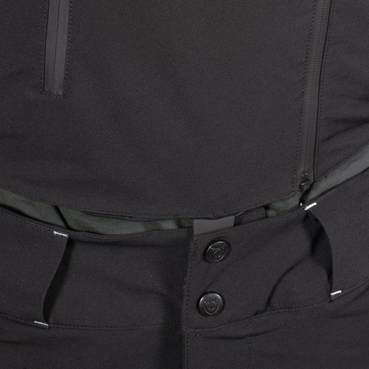 Pantaloni Ciclism cu Bretele TSG Hybrid Black