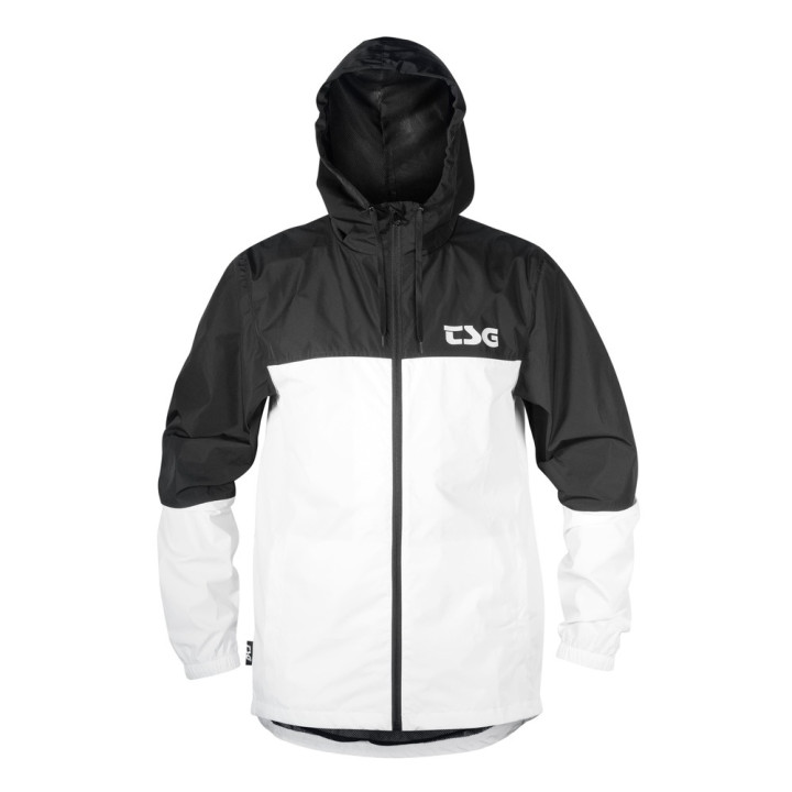 Jacheta Vânt Ciclism TSG Windbreaker Black/White