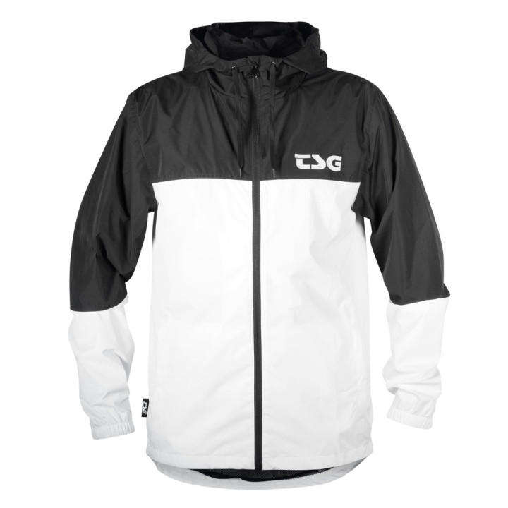 Jacheta Vânt Ciclism TSG Windbreaker Black/White