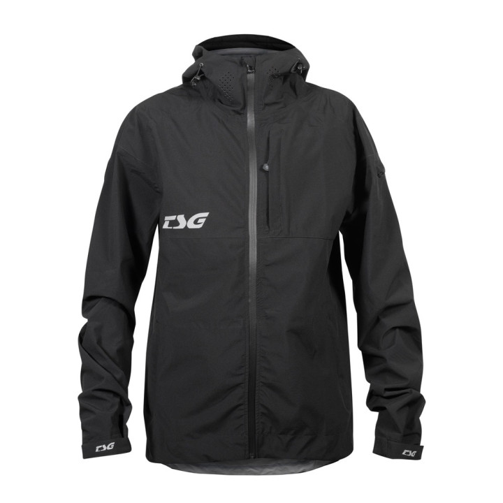 Jacheta Ploaie Ciclism TSG Drop Rain Black