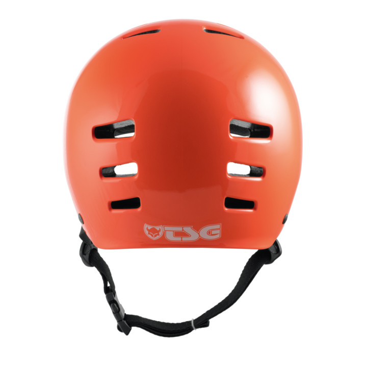 Casca TSG Evolution Gloss Orange - Protecție Dirt/Vert