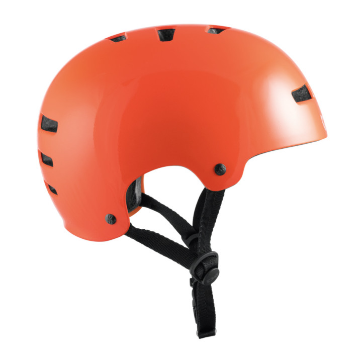 Casca TSG Evolution Gloss Orange - Protecție Dirt/Vert