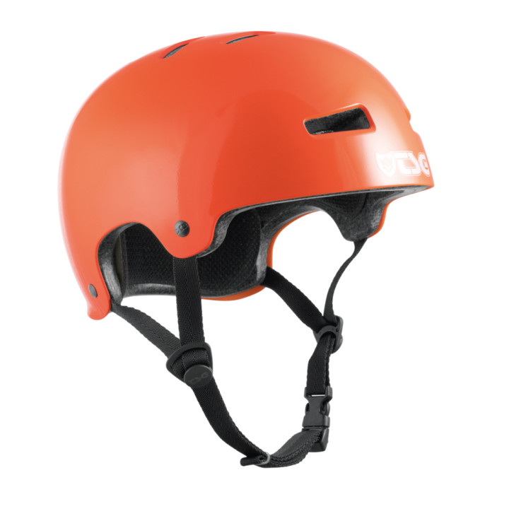 Casca TSG Evolution Gloss Orange - Protecție Dirt/Vert