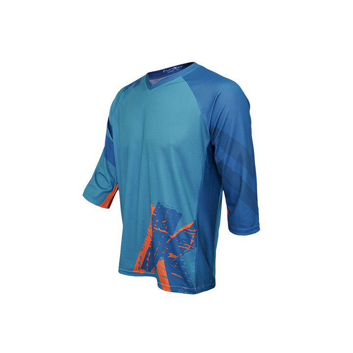 Tricou Ciclism Copii Funkier Dolomiti-K 3/4 Green