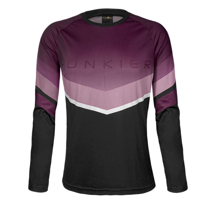 Tricou Ciclism FUNKIER Turone-W Enduro Purple/Black