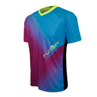 Tricou Ciclism Funkier Termoli Enduro - Purple/Blue